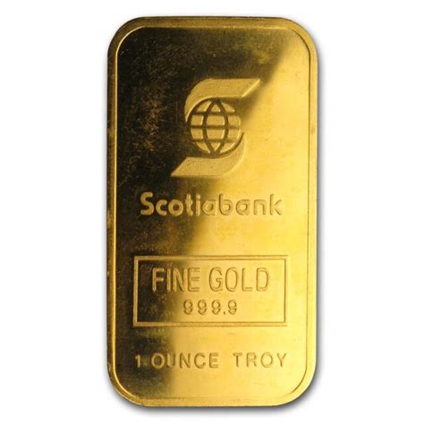 1 oz Troy Gold Bar Scotiabank JM