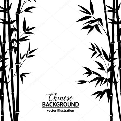 Bamboo bush over white. Stock Vector Image by ©Kotkoa #64744123