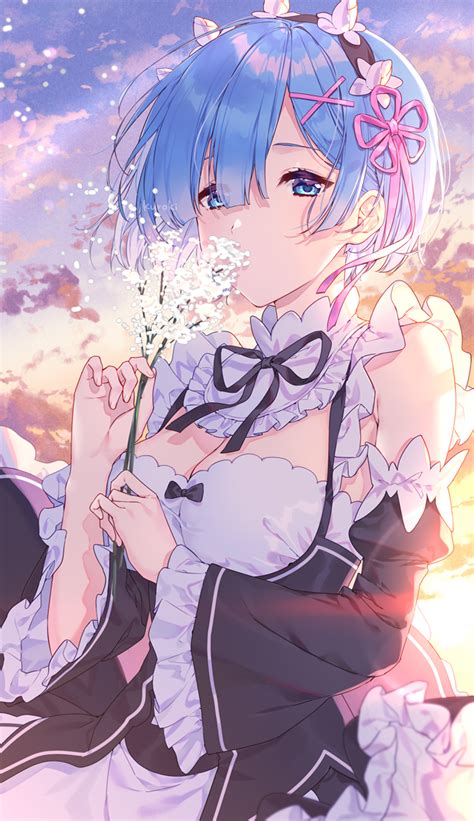 rem (re:zero kara hajimeru isekai seikatsu) drawn by kuroki_(ma-na-tu) | Danbooru