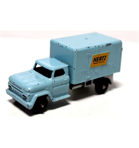 Budgie - Rare GMC Hertz Truck Rental Box Truck - Global Diecast Direct