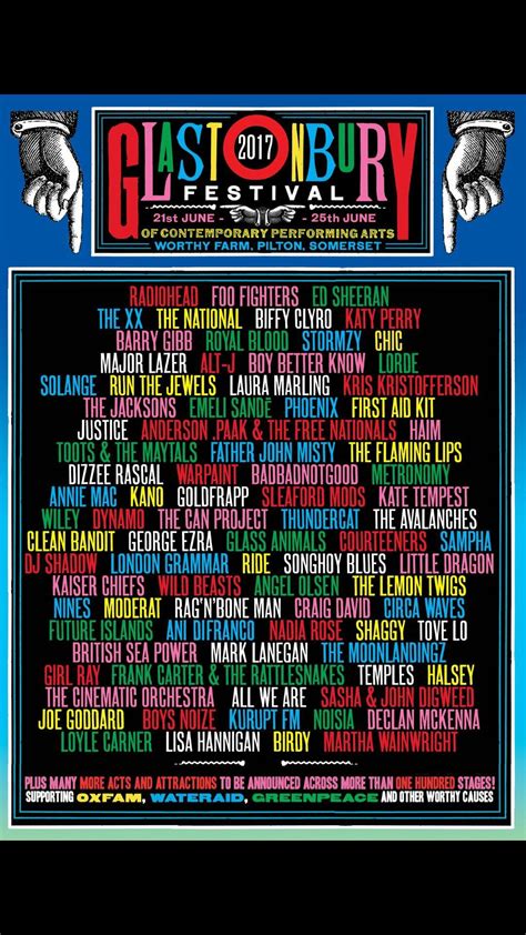 Glastonbury Lineup! : r/glastonbury_festival