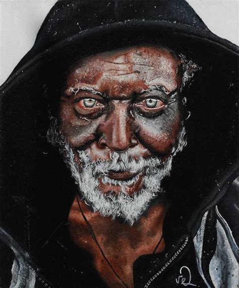 The old fisherman Painting by Pablo Quinteiro | Saatchi Art