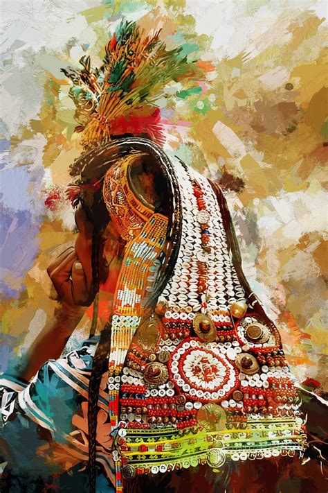 Pakistani Chitral Culture Painting by Gull G | Saatchi Art