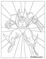 Wolverine Coloring Pages Free sketch template