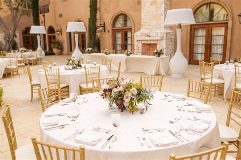 Courtyard Wedding Reception | Allegretto Vineyard Resort Paso Robles ...