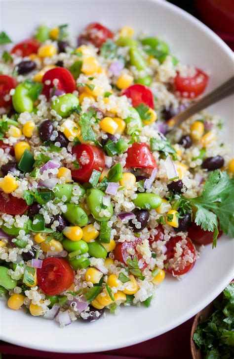 Cilantro Lime Quinoa Salad - Vegetarian and Gluten-Free