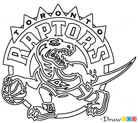 How to Draw Toronto Raptors, Basketball Logos - How to Draw, Drawing ...