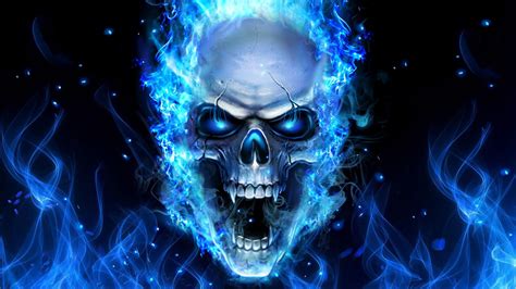 Blue Skulls Wallpapers - Wallpaper Cave