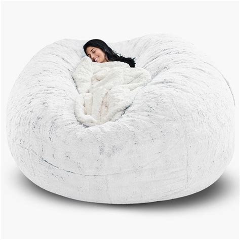 Faux fur bean bag chairs - luxury and comfort combined - architecture ...