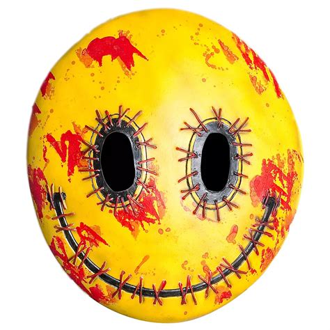 Bloody Smiley Mask 10in | Party City Canada