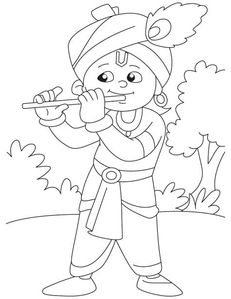 Baby Krishna Coloring Pages at GetColorings.com | Free printable colorings pages to print and color