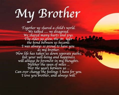 Special Poem For My Brother