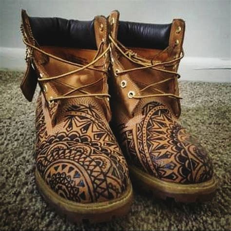 Kip The Artist - Custom Timberland boots designed by yours truly....