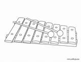 Glockenspiel Coloring Pages sketch template