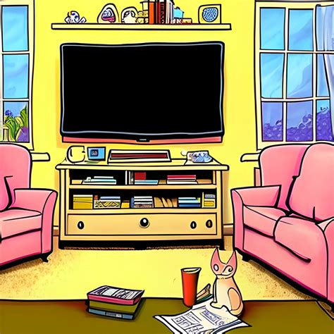 Cartoon Living Room Background | Baci Living Room