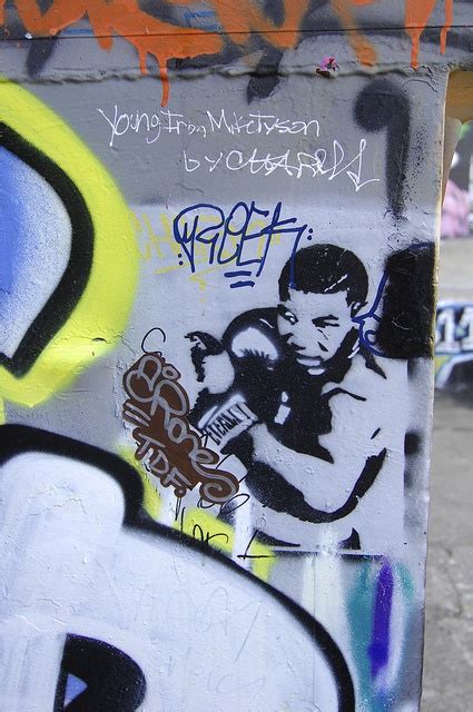 Mike Tyson stenciled graffiti,... | Mike tyson, Stencil graffiti, Tyson