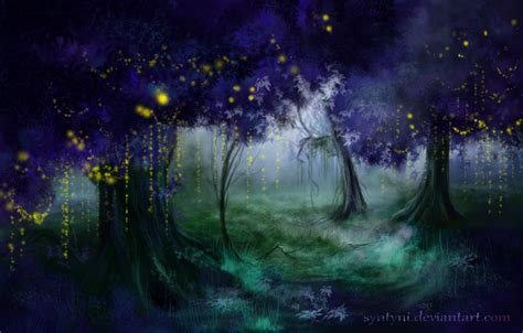 Magical forest by ~syntyni on deviantART | Magical forest, Art tutorials watercolor, Fantasy forest