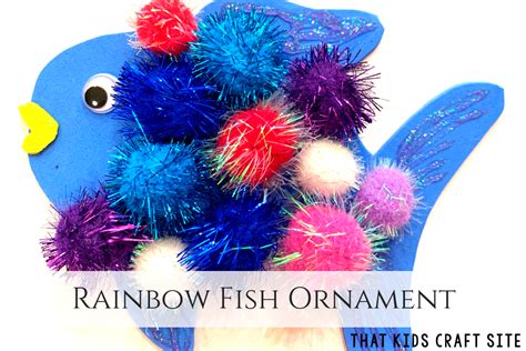 Rainbow Fish Craft Ornament for Kids - That Kids' Craft Site