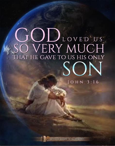 John 3:16 | Gods love, Bible verses, Bible verses quotes