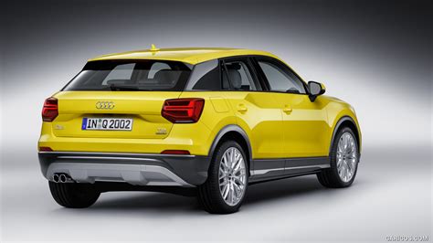 2017 Audi Q2 TDI (Color: Vegas Yellow) - Rear | Caricos