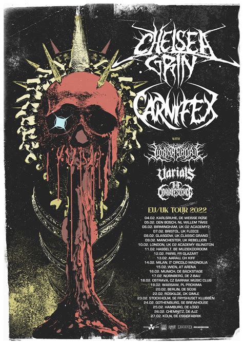 CARNIFEX - announce tour with CHELSEA GRIN, LORNA SHORE, VARIALS and THE CONVALESCENCE - All ...