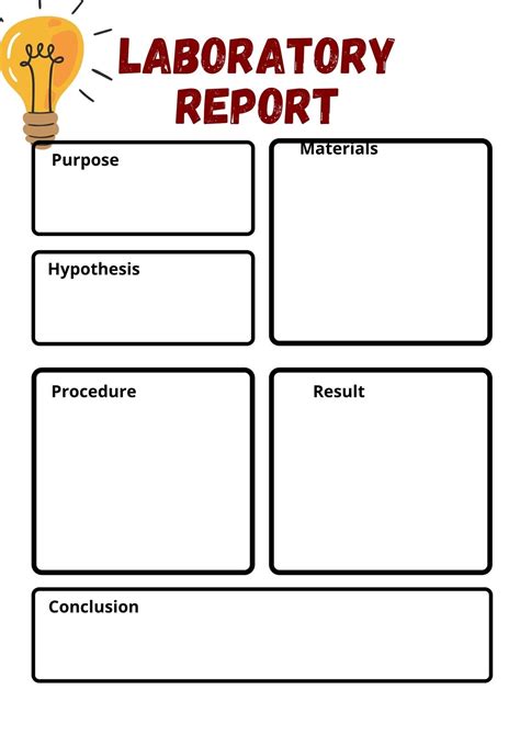 Free Printable Science Experiment Template - Printables Template Free