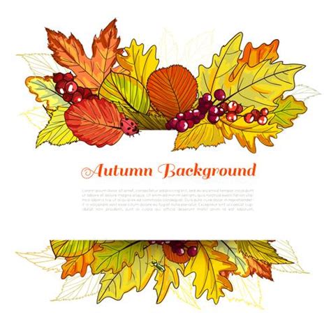 Autumn border 429987 Vector Art at Vecteezy