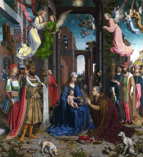 Jan Gossaert, 'Adoration of the Magi', 1510-15, National Gallery London ...