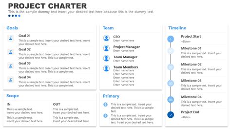 Project Charter Template Free Download Ppt - Printable Form, Templates ...