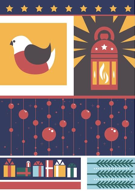 Premium Vector | Christmas celebration new year holiday banner