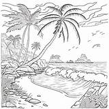 Beautiful Beaches Coloring Pages  Etsy sketch template