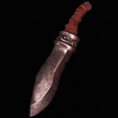 Knife - 3D Model by kosmo_zek