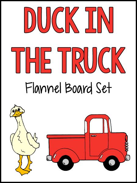 Duck in the Truck Flannel Board Set - PreKinders