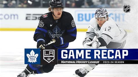 Maple Leafs @ Kings 1/2 | NHL Highlights 2024 - The Global Herald