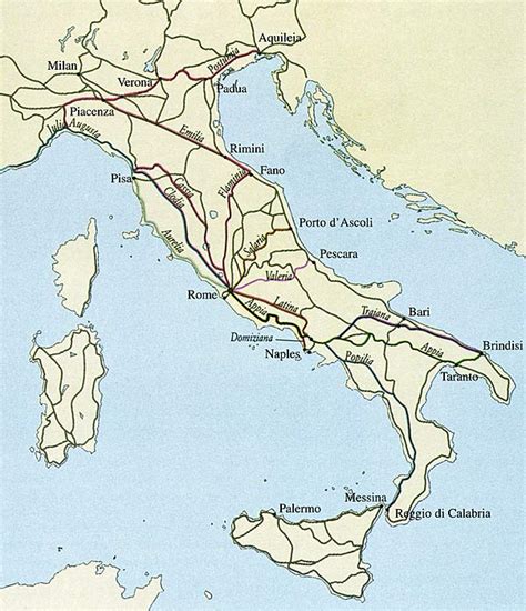 Wendy Quest: Research - Ancient Rome - Maps of Roman Roads