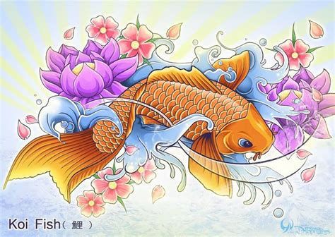 Resultado de imagen de carpas pez koi dibujos | Koi fish drawing, Fish art, Fish drawings