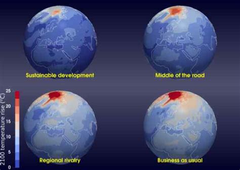 Four possible climates in 2100 | University of Strathclyde