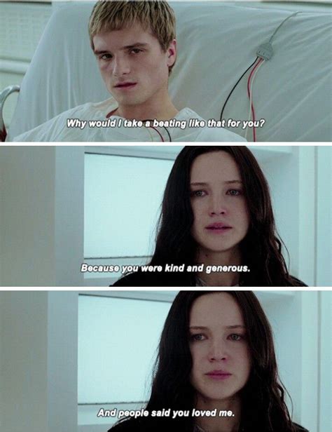 Peeta & Katniss | Mockingjay Part 2 | Hunger games quotes, Hunger games humor, Hunger games