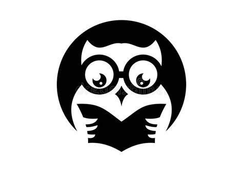 Glasses Owl Logo stock vector. Illustration of cute - 178882601