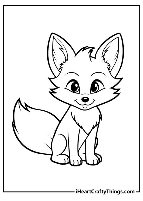 Top 84 newest fox coloring pages , free to print and download - Shill Art