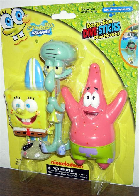 SpongeBob Squarepants Deep-Sea Dive Sticks DiveHeroes 3-Pack