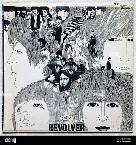 The Beatles - Revolver (1966) - Original Vinyl Record Stock Photo - Alamy