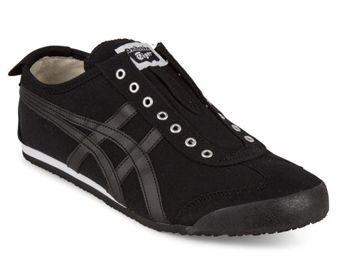 Onitsuka Tiger Men's Mexico 66 Slip-On Shoe - Black | GroceryRun.com.au