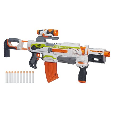 Nerf N-Strike Modulus ECS-10 Blaster NERF GUN Kids Toy Dart Game Target Scope | Nerf, Banana ...