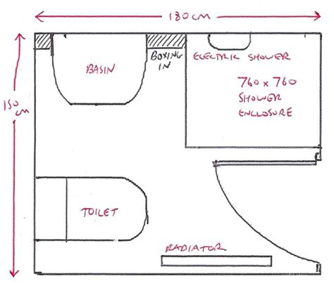 Standard bathroom layout dimensions - sideport