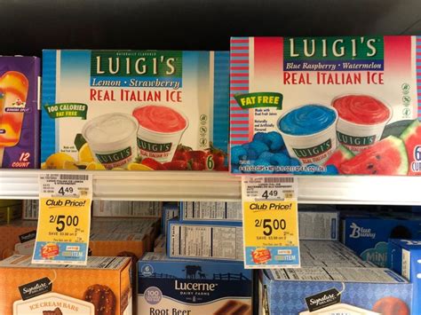Luigi's Italian Ice Coupon, Pay $1.50 - Super Safeway