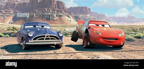 DOC HUDSON, LIGHTNING MCQUEEN, CARS, 2006 Stock Photo - Alamy