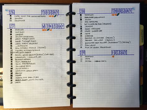 Bullet Journal - Daily Log | Here's a daily spread. I don't … | Flickr