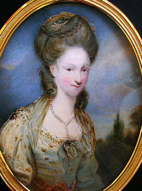 ca. 1795 Lady Hester Stanhope miniature by William Grimaldi after Sir ...