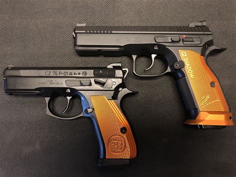 2 of my favorites #czshadow2 and #cz75p01omega in orange, these are super nice super sweet ...